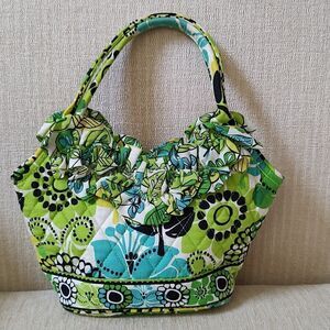 Vera Bradley Ruffle Lily Bag in Limes Up Pattern